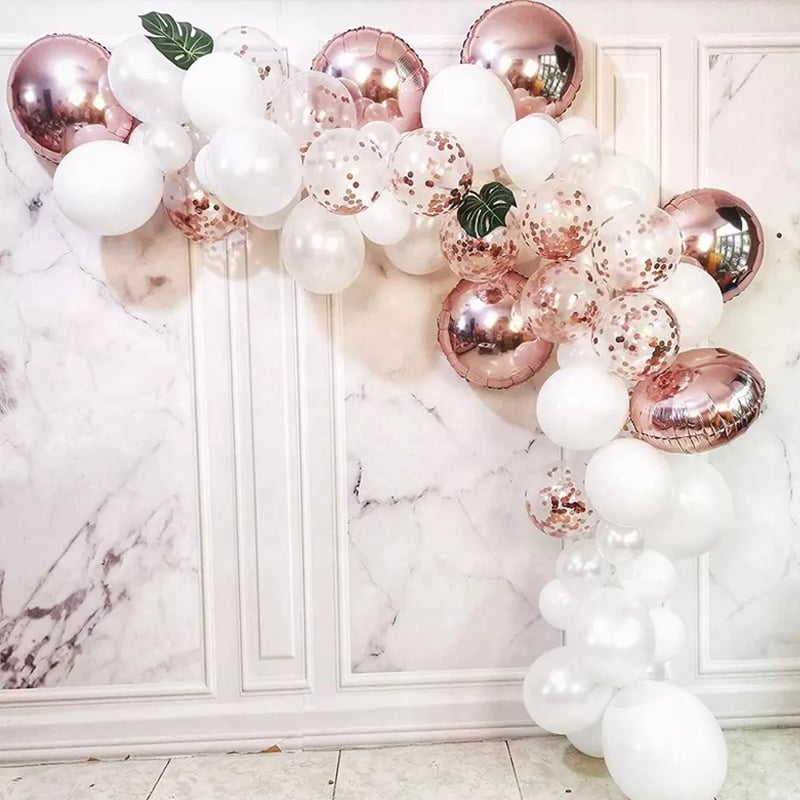 Rose Gold Latex Balloons