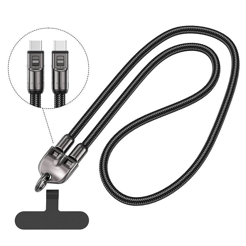 2-in-1 Fast Charging Data Cable ＆ Phone Lanyard