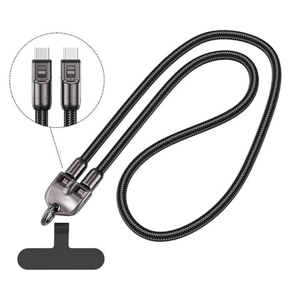 2-in-1 Fast Charging Data Cable ＆ Phone Lanyard