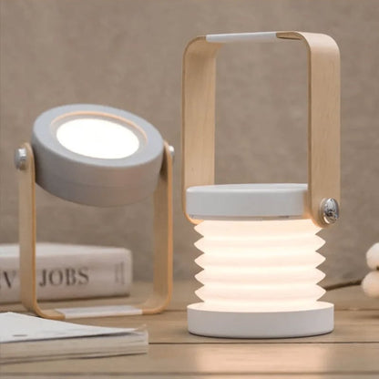 Creative Wooden Telescopic Lamp