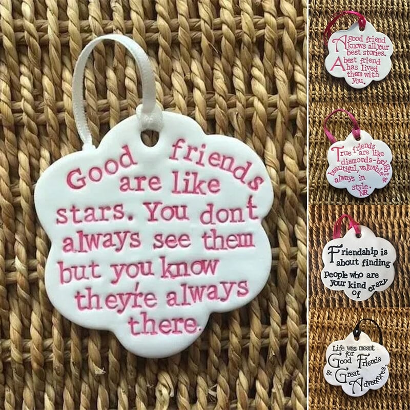 🌸Clay Flower Friendship Ornaments-Best Christmas Gift🌸