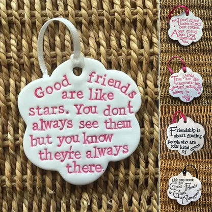 🌸Clay Flower Friendship Ornaments-Best Christmas Gift🌸