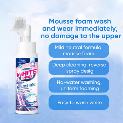 🤍Foam No-Rinse Cleaner — Instantly Brightens & Whitens Shoes