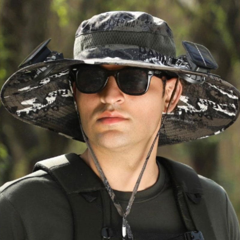 Solar Fan Outdoor Fishing Hat