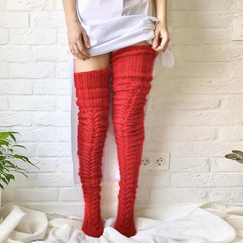 Hand-knitted Winter Stockings