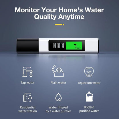 Nuevo medidor digital de TDS 4 en 1 para agua