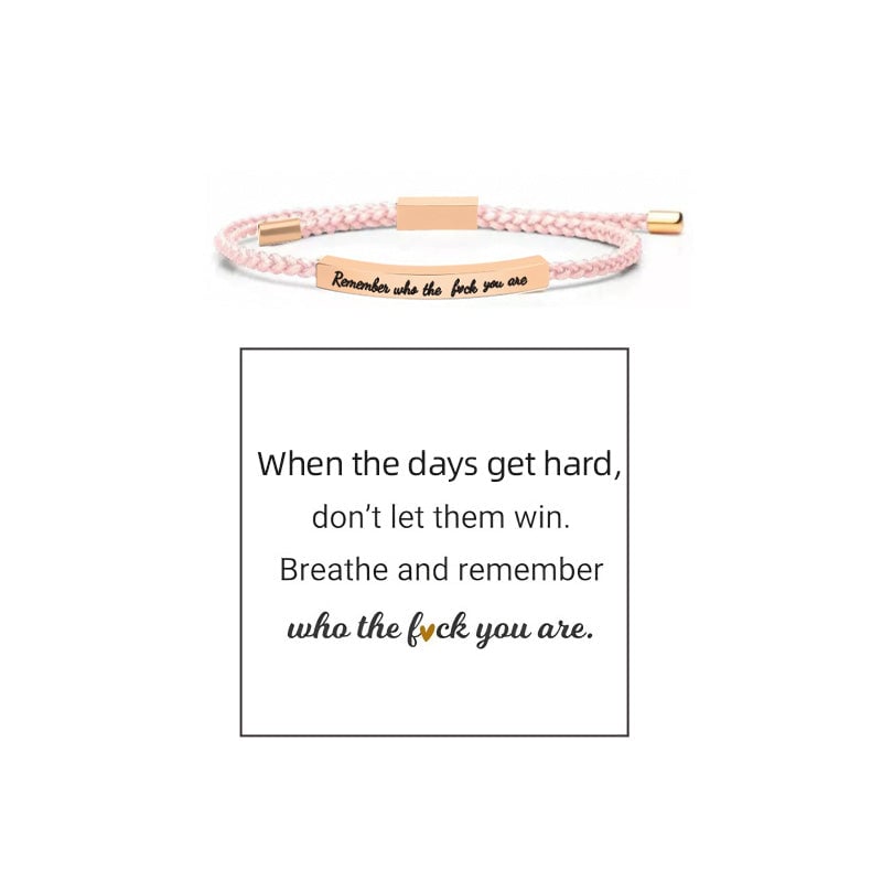 Pulsera Inspire ajustable trenzada