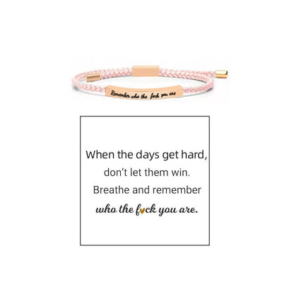 Pulsera Inspire ajustable trenzada