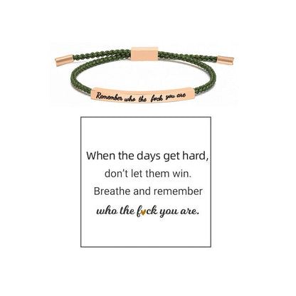 Pulsera Inspire ajustable trenzada