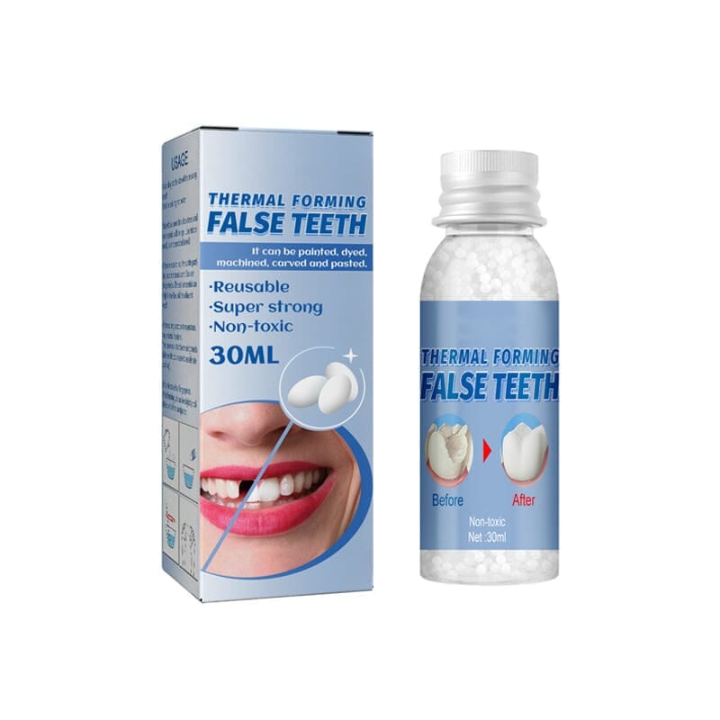 👨‍⚕️Moldable False Teeth for Temporary Tooth Fillings