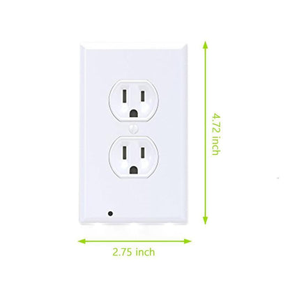 Hirundo Outlet Wall Plate With LED Night Lights