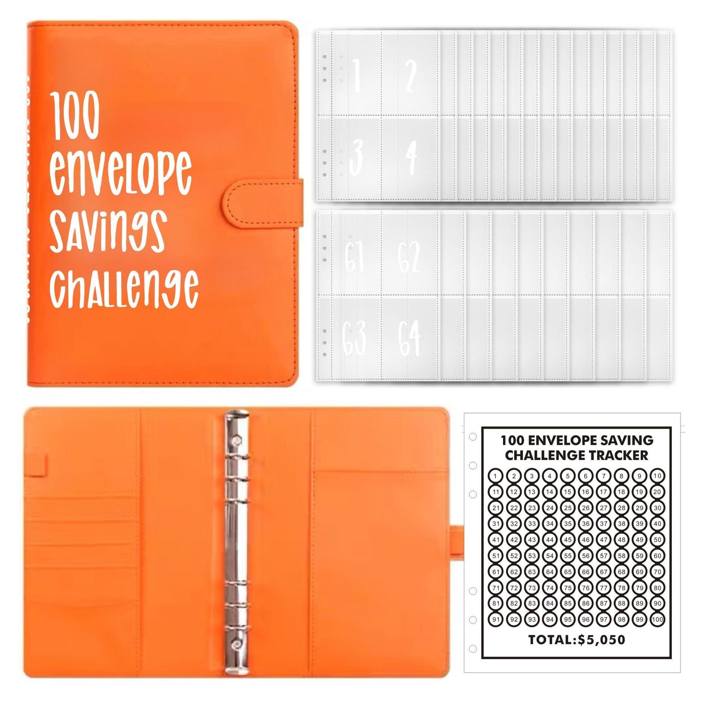 ✨100 Envelope Challenge Binder