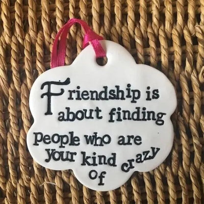 🌸Clay Flower Friendship Ornaments-Best Christmas Gift🌸
