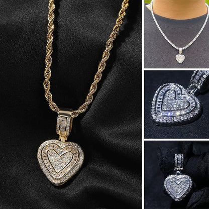 Hip Hop Heart Necklace