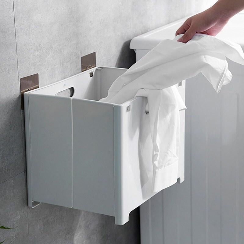 Punch-Free Folding Storage Basket