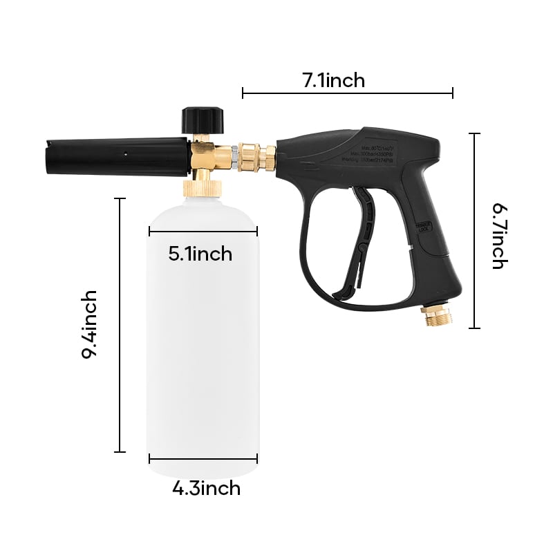 Enhance Your Car Washing Experience - Sakerplus Foam Cannon Dual Connector Accessory