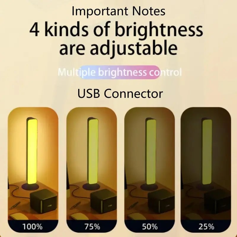 USB Music Sync RGB Ambient Table Lamp