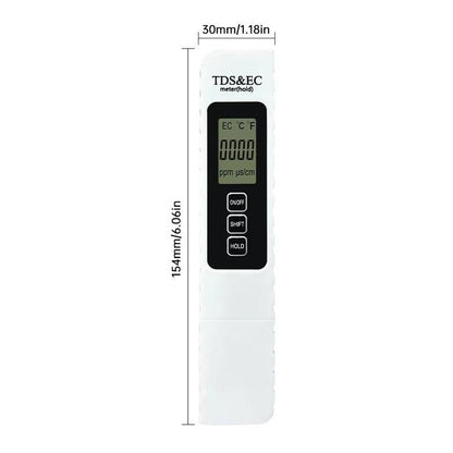 New 4 in 1 TDS Meter - TDS EC & Temperature