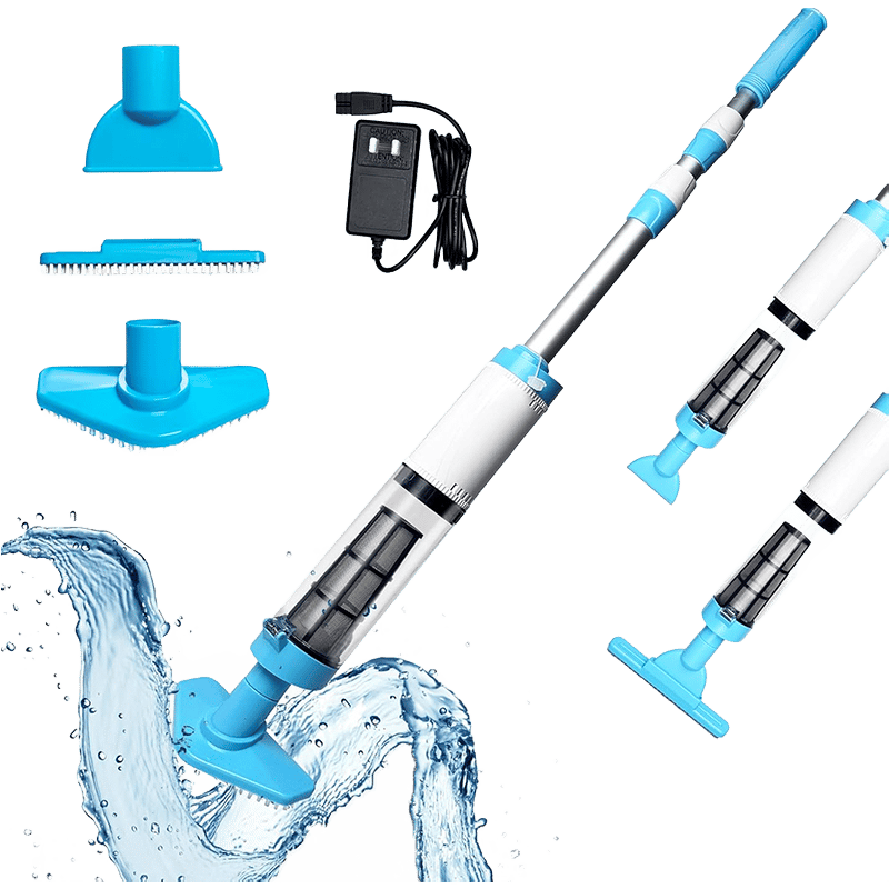 3in1Cordless Rechargeable Powerful Motor Swimming Pool Vacuum Cleaner