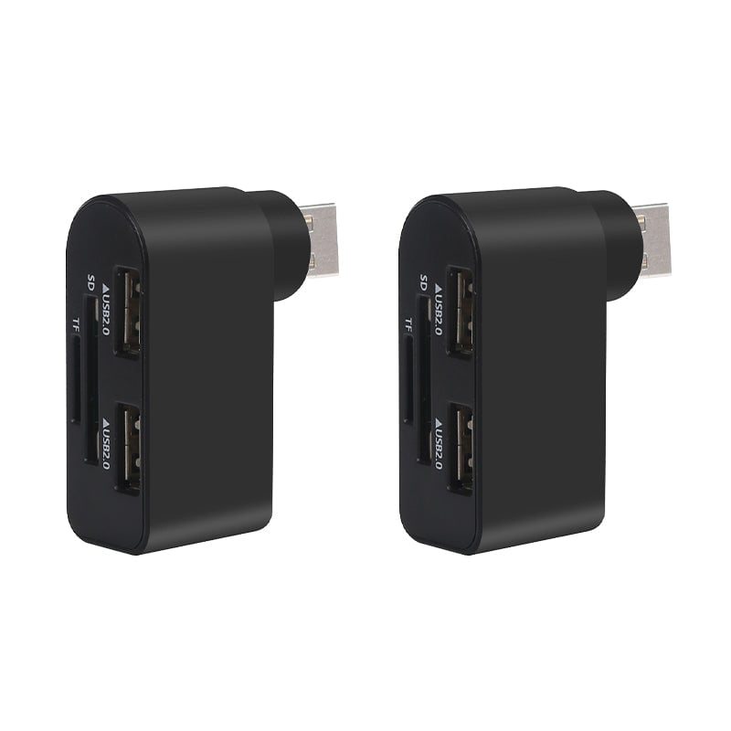 4-in-1 Rotating USB Hub
