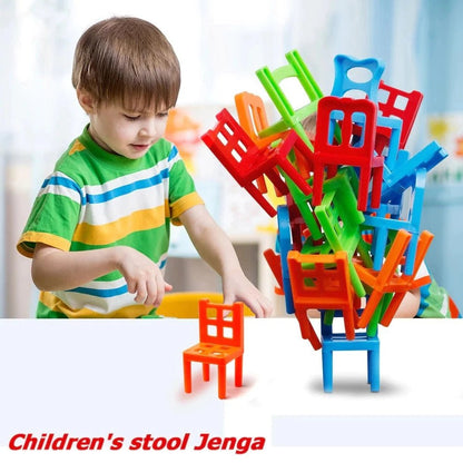 🪑Christmas Hot Sale-Chairs Stacking Tower Balancing Game🔥