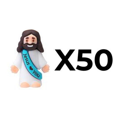 Mini Jesus Figurines -Dark Skin