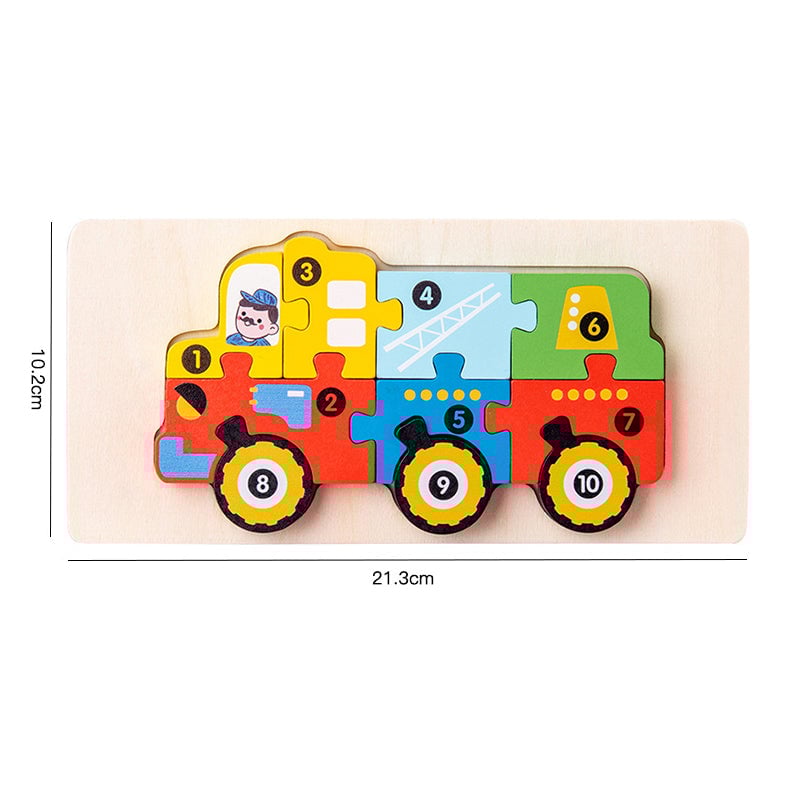 Children's Educational 3D Wooden Puzzle