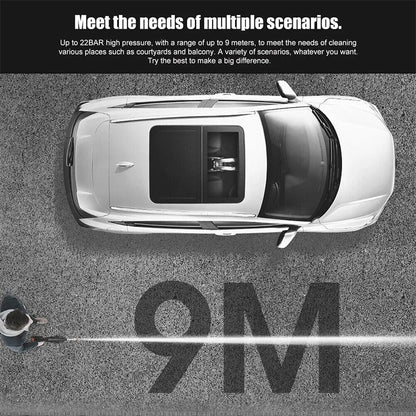 Cordless Portable High Pressure Spray Water Gun-2