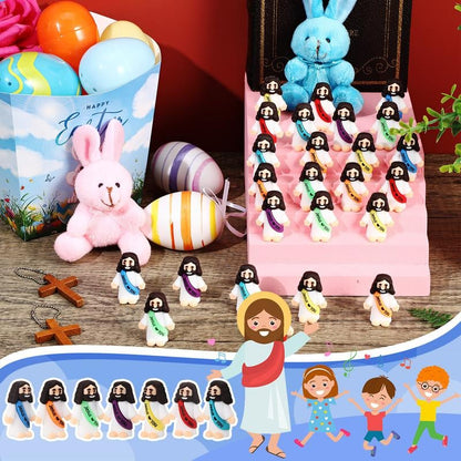 Mini Jesus Figurines -Dark Skin