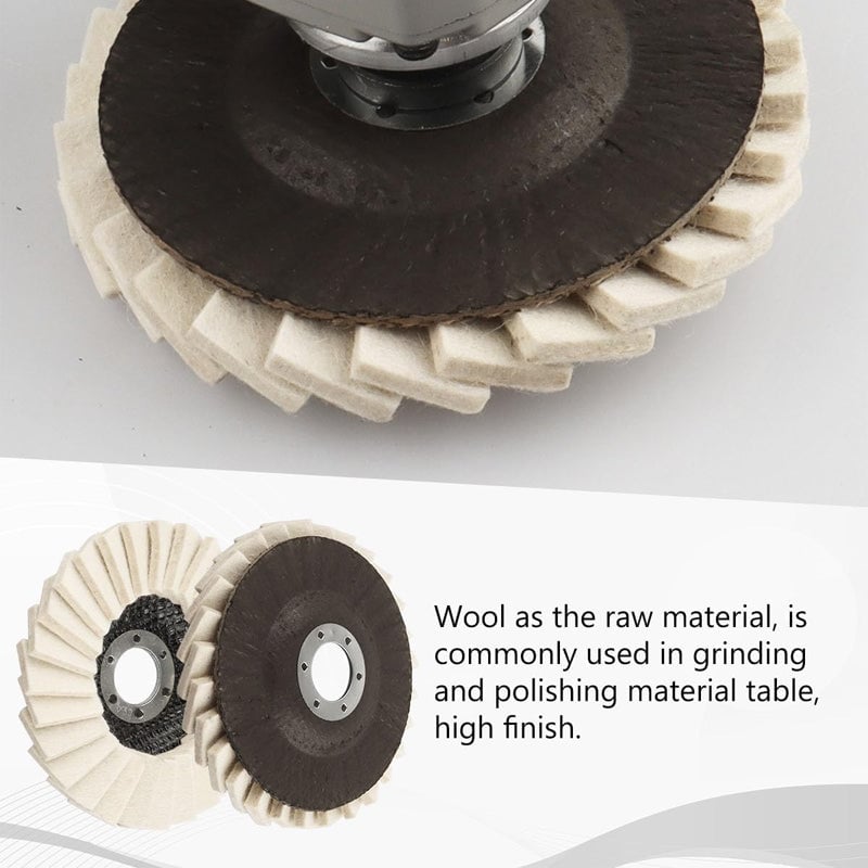 Wool Felt Flap Polishing Disc