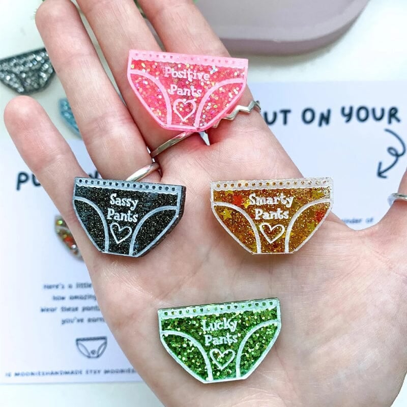 💖Positive Pants Keychain Gifts🎁
