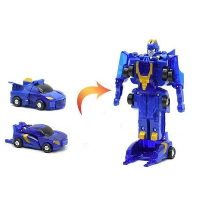 Magnetic Collision Deformation Car Toy