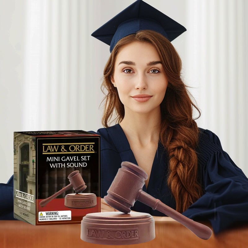 Law & Order: Mini Gavel Set with Sound