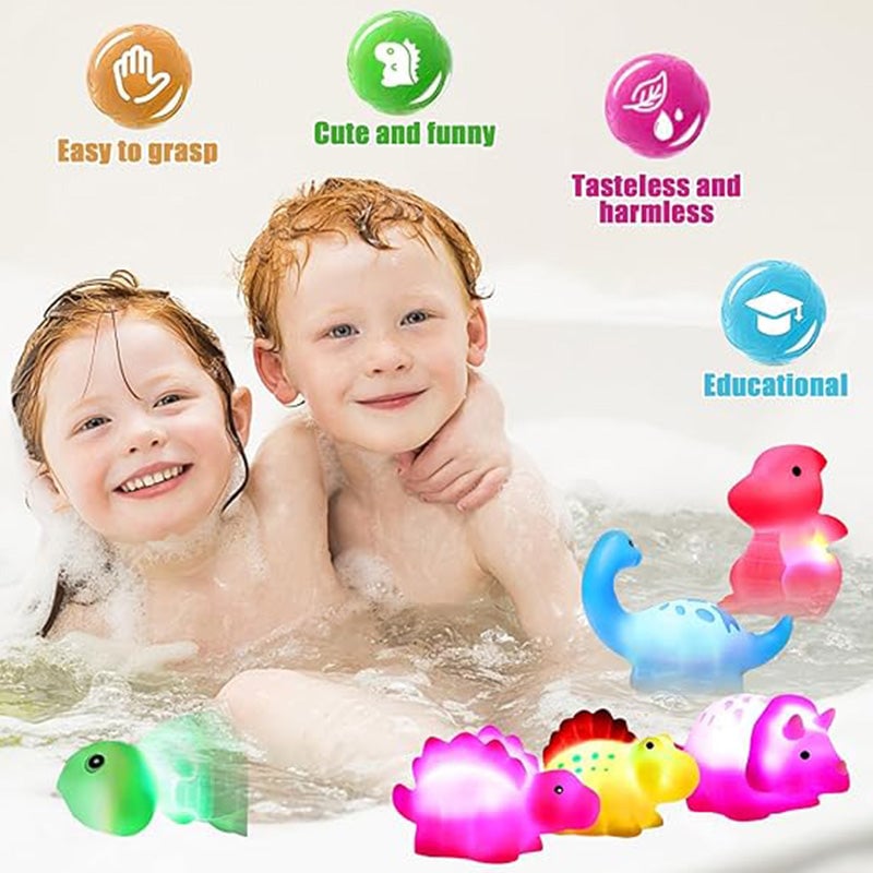 Sale- Glowing Dinosaur Shaped Bath Toy