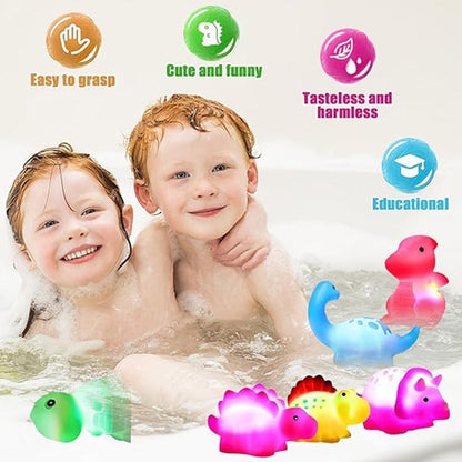 Sale- Glowing Dinosaur Shaped Bath Toy