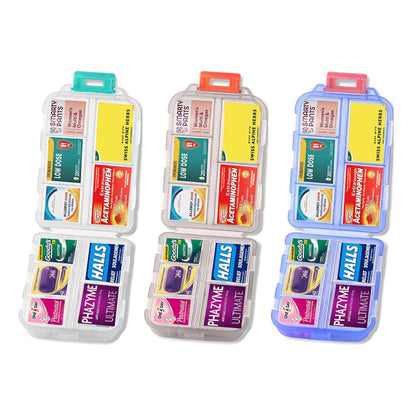 Travel Pill Organizer Box (161 Labels for Customization)