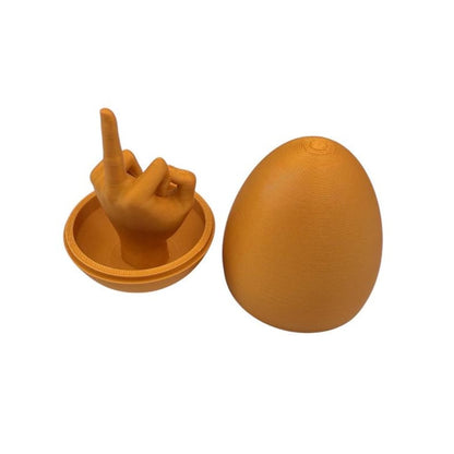 Easter Egg Surprise-Funny 3D Printed Middle Finger Egg