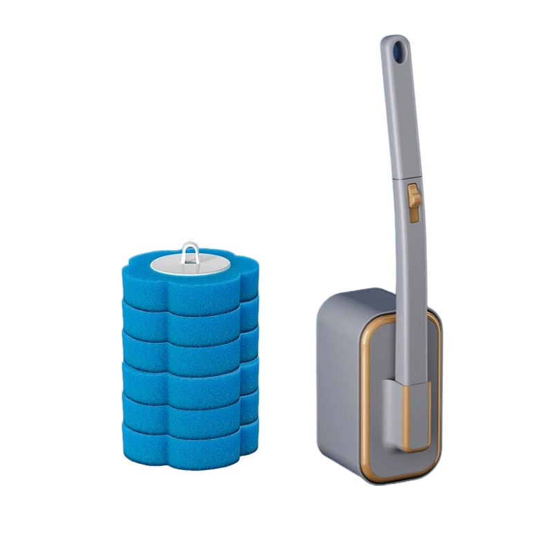 Wall-Mounted Toilet Brush Set