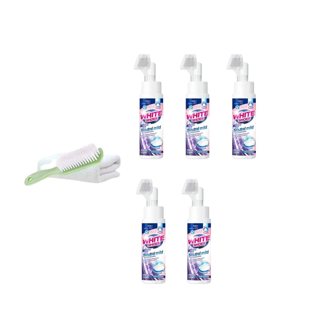 🤍Foam No-Rinse Cleaner — Instantly Brightens & Whitens Shoes