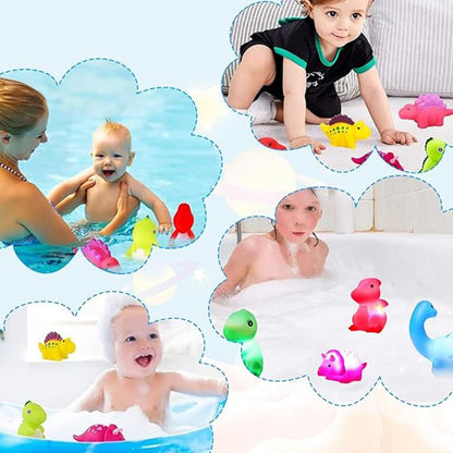 Sale- Glowing Dinosaur Shaped Bath Toy