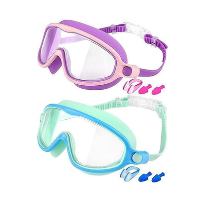 High Definition Waterproof Anti-fog Large Frame Swimming Goggles【Set Of 2 PCS】