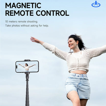 Extendable Magnetic Tripod With Bluetooth Remote Control