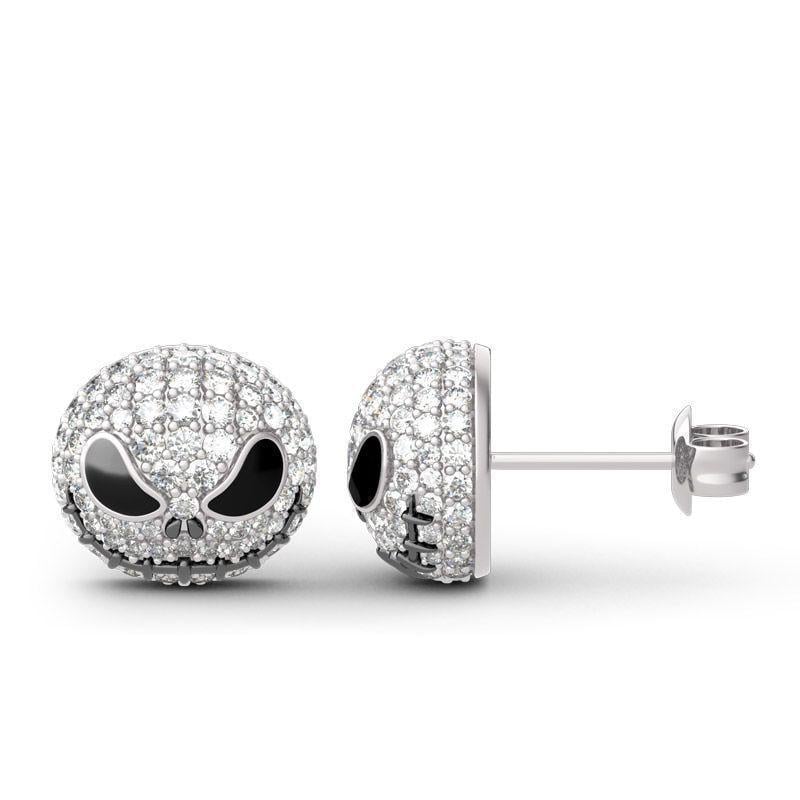 JACK SKULL METAL SKULL EARRINGS