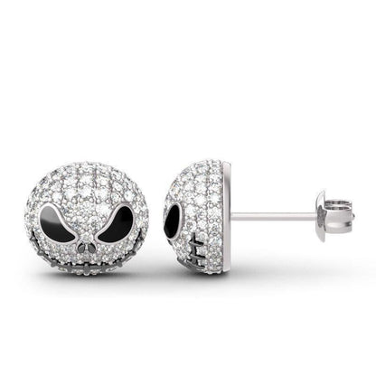 JACK SKULL METAL SKULL EARRINGS