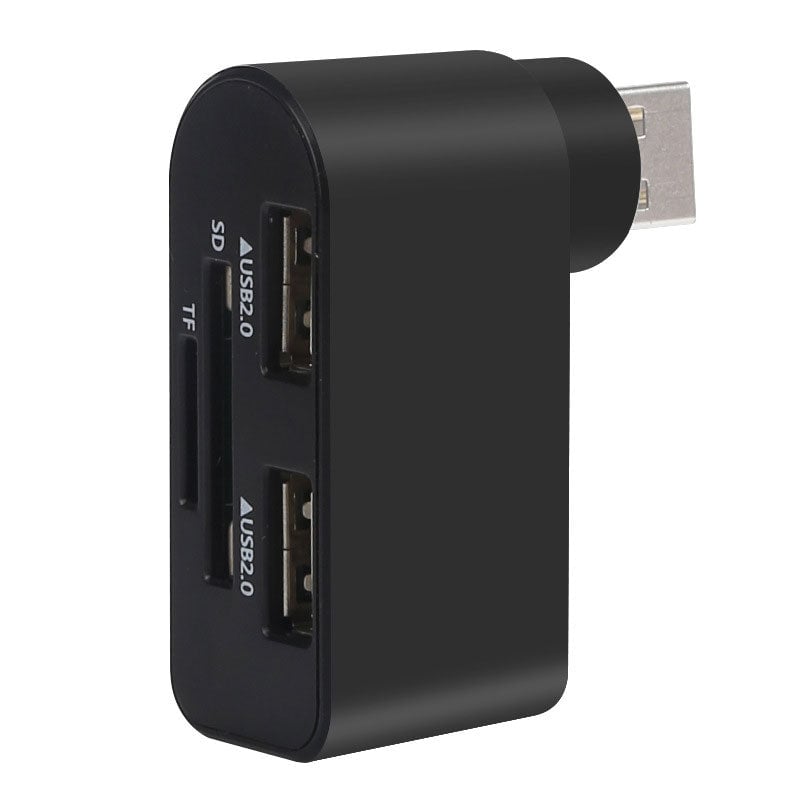 4-in-1 Rotating USB Hub