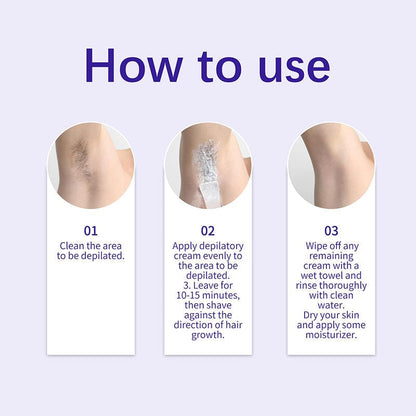 Gentle Hair Removal Cream for Sensitive Skin
