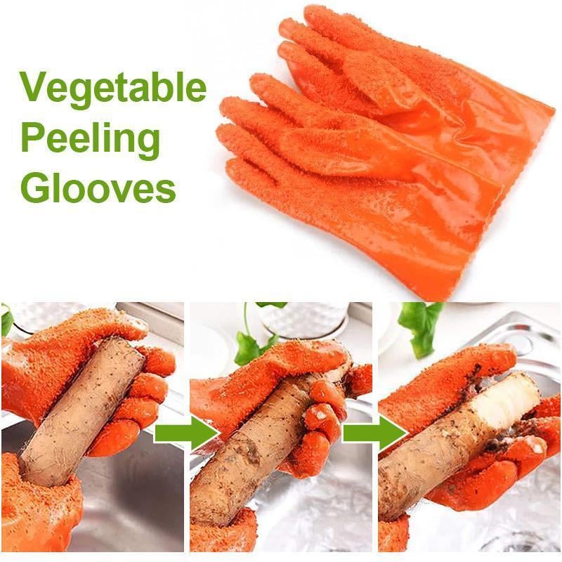 VEGETABLE CLEANER GLOVES
