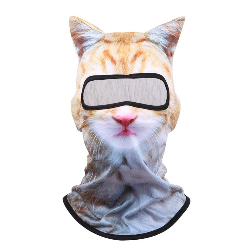 Sunscreen Outdoor 3D Cat Pattern Face Mask