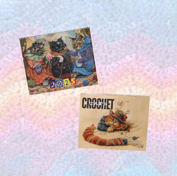 Crochet Cats Wall Calendars (2025)