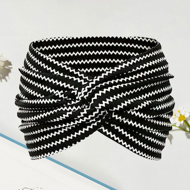 Vintage Style Wide Tie-Dye Hairband